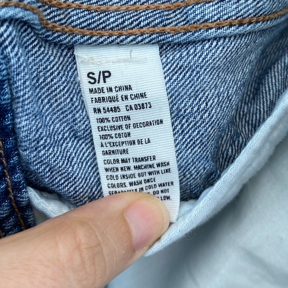 American Eagle. Classic Denim Vest. Women Size Small. - Picture 3 of 6